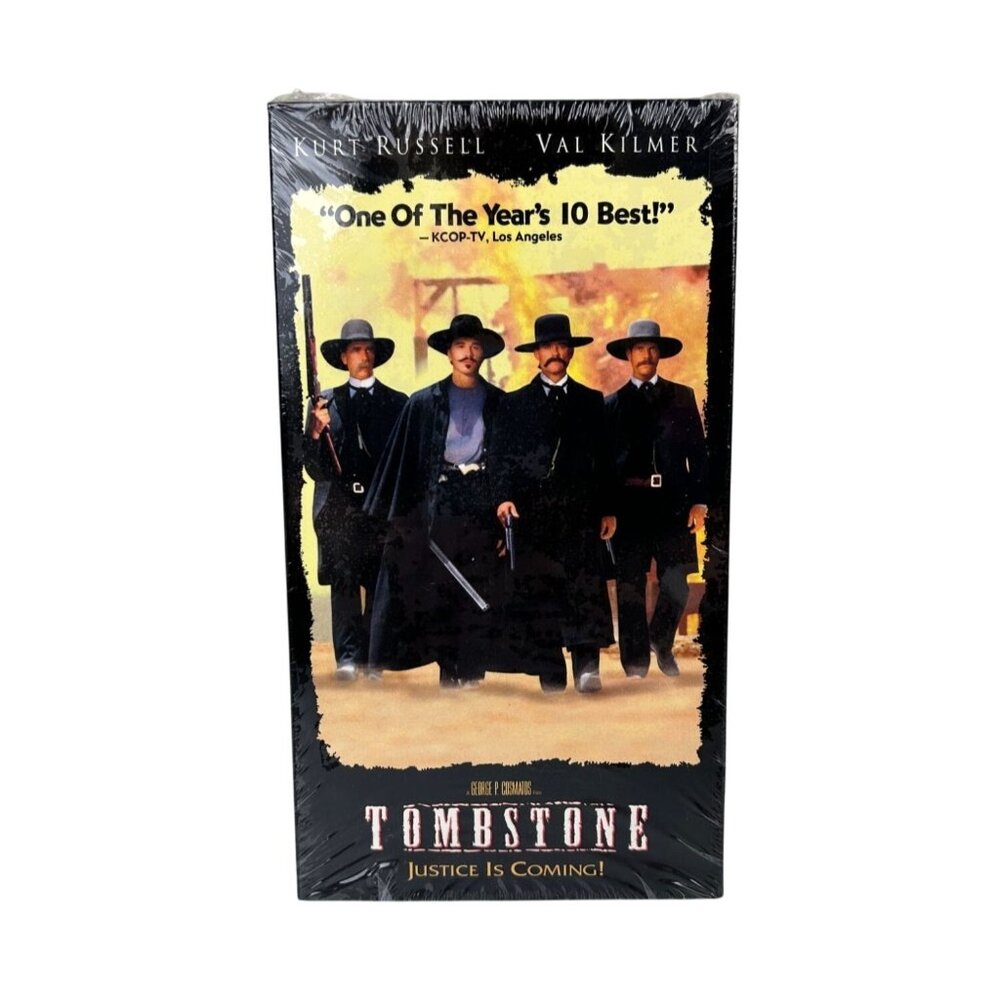 TOMBSTONE VHS Tape New Factory Sealed Kurt Russell Val Kilmer Sam Eliot Western